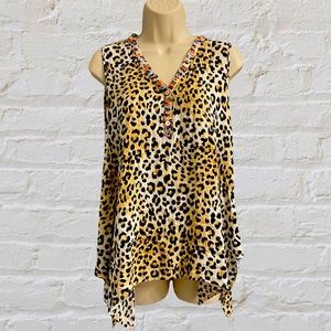 Savanna Jane sleeveless top 🐆 Leopard print FREE SHIPPING